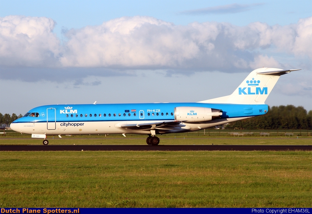 PH-KZR Fokker 70 KLM Cityhopper by EHAM36L