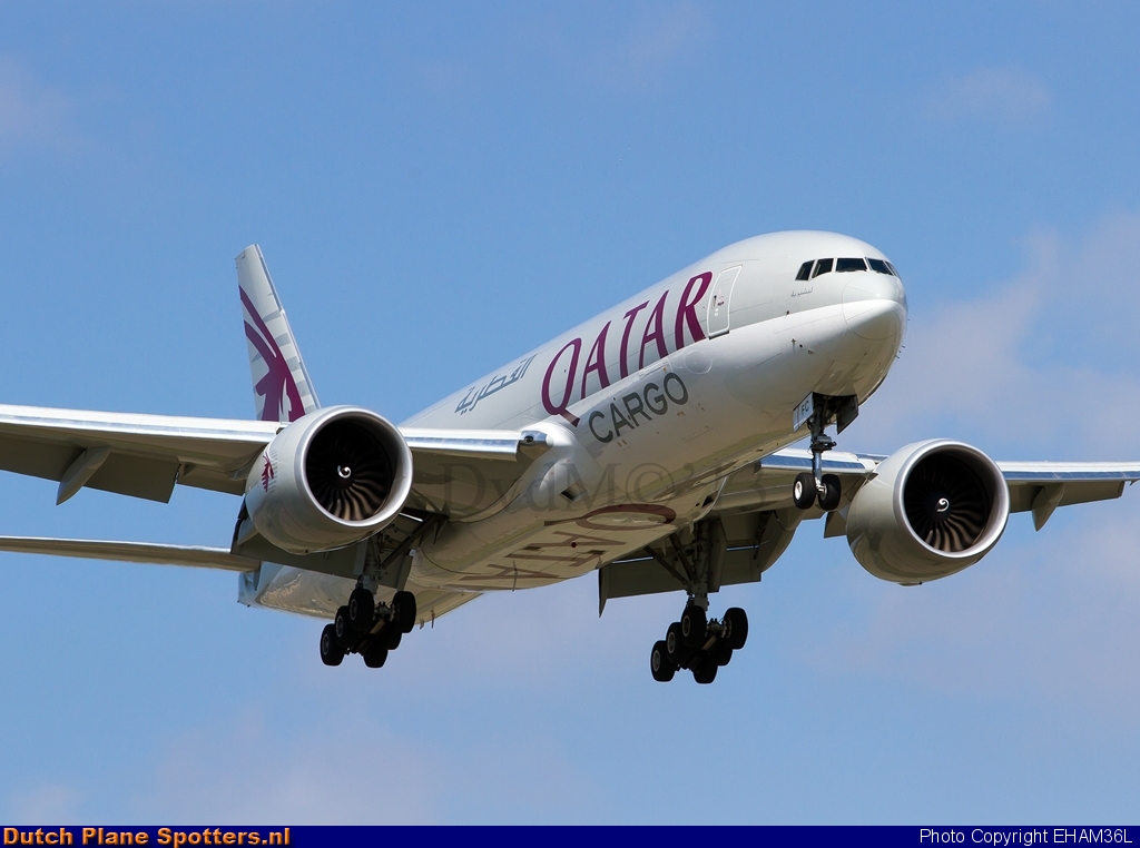 A7-BFC Boeing 777-F Qatar Airways Cargo by EHAM36L