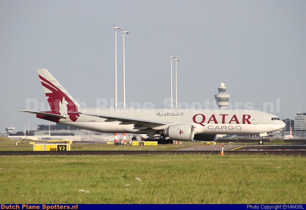 A7-BFA Boeing 777-F Qatar Airways Cargo by EHAM36L