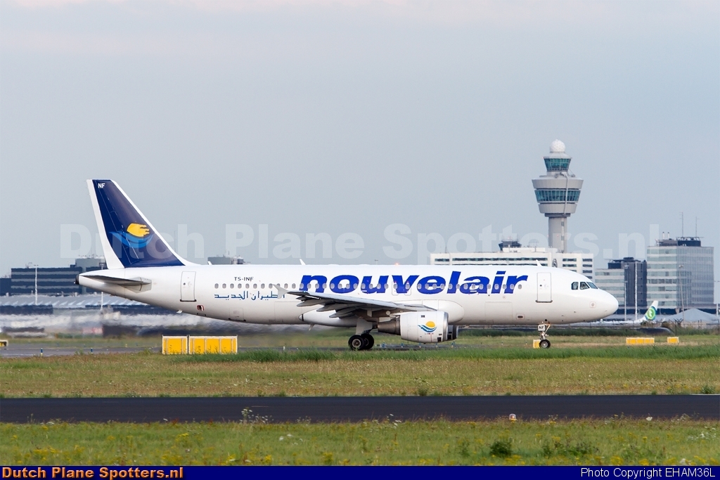 TS-INF Airbus A320 Nouvelair by EHAM36L