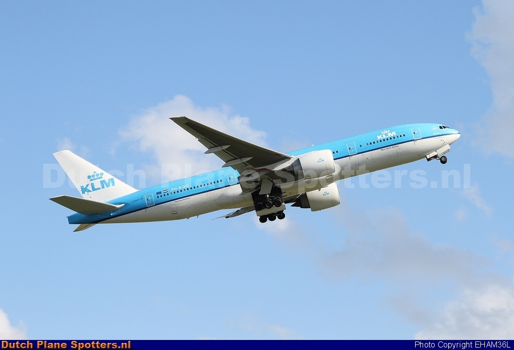 PH-BQO Boeing 777-200 KLM Royal Dutch Airlines by EHAM36L