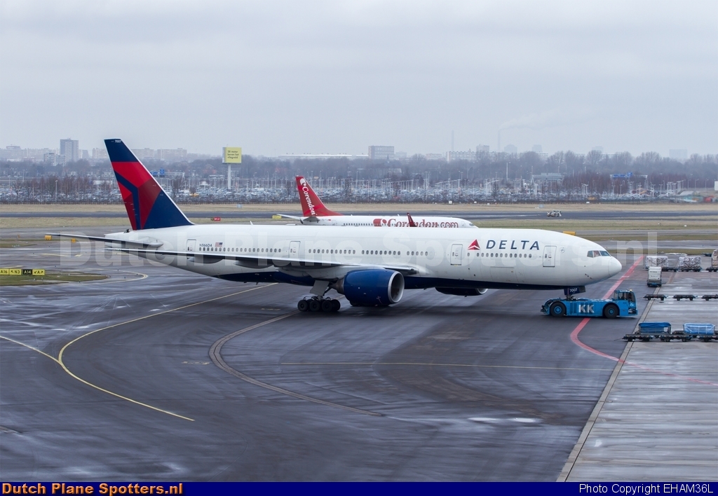 N866DA Boeing 777-200 Delta Airlines by EHAM36L