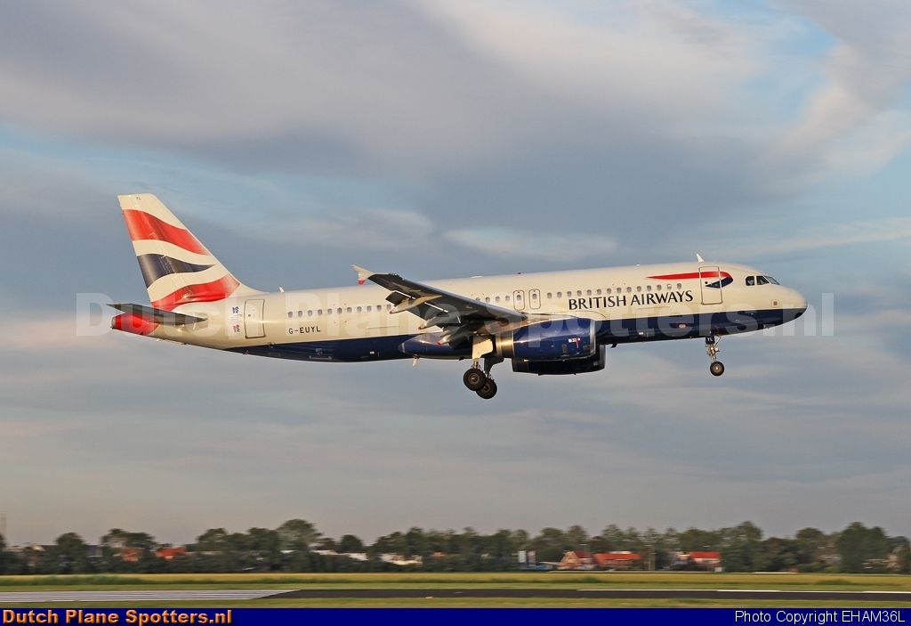 G-EUYL Airbus A320 British Airways by EHAM36L
