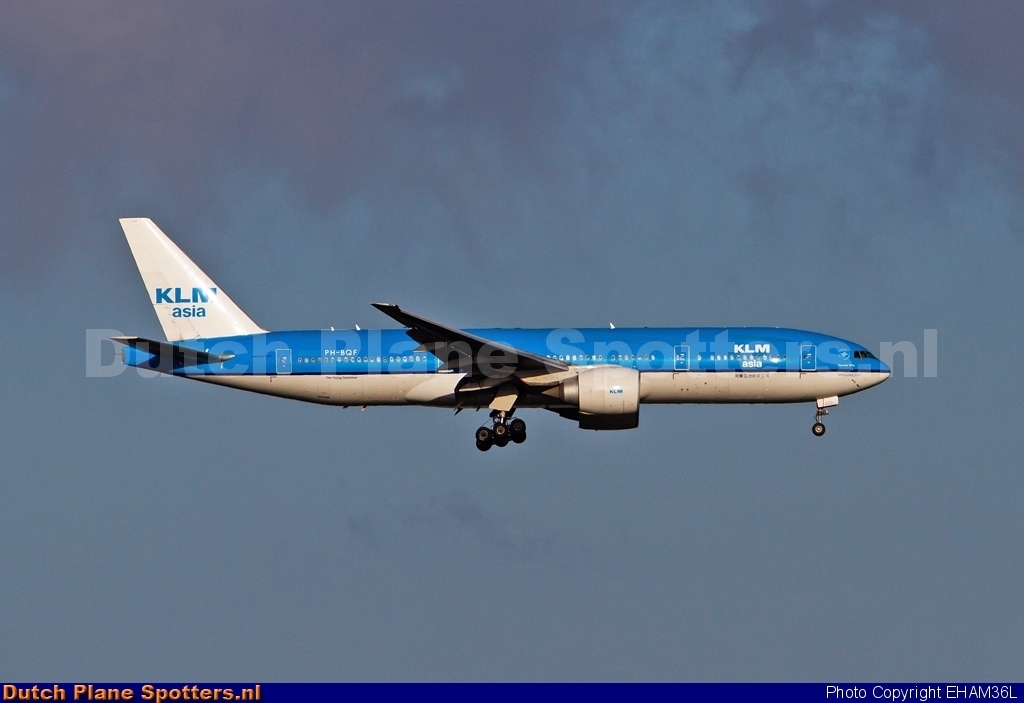 PH-BQF Boeing 777-200 KLM Asia by EHAM36L