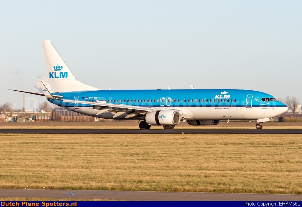PH-BXI Boeing 737-800 KLM Royal Dutch Airlines by EHAM36L