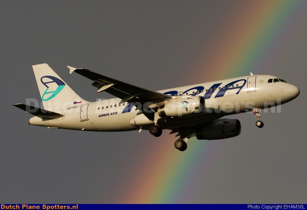 S5-AAR Airbus A319 Adria Airways by EHAM36L