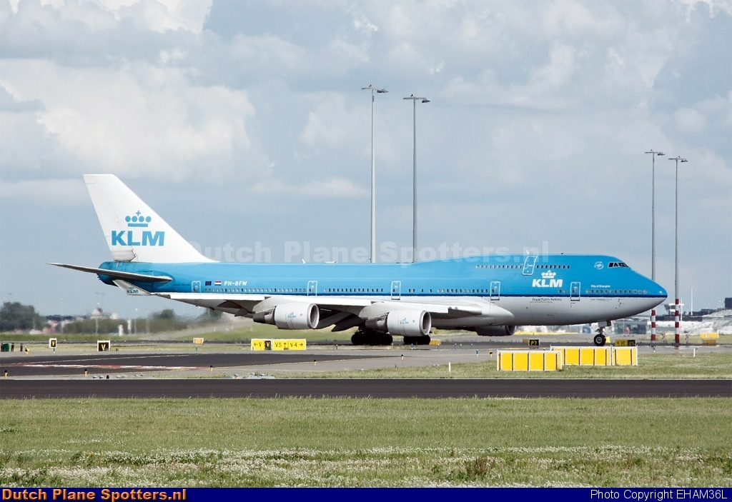 PH-BFW Boeing 747-400 KLM Royal Dutch Airlines by EHAM36L