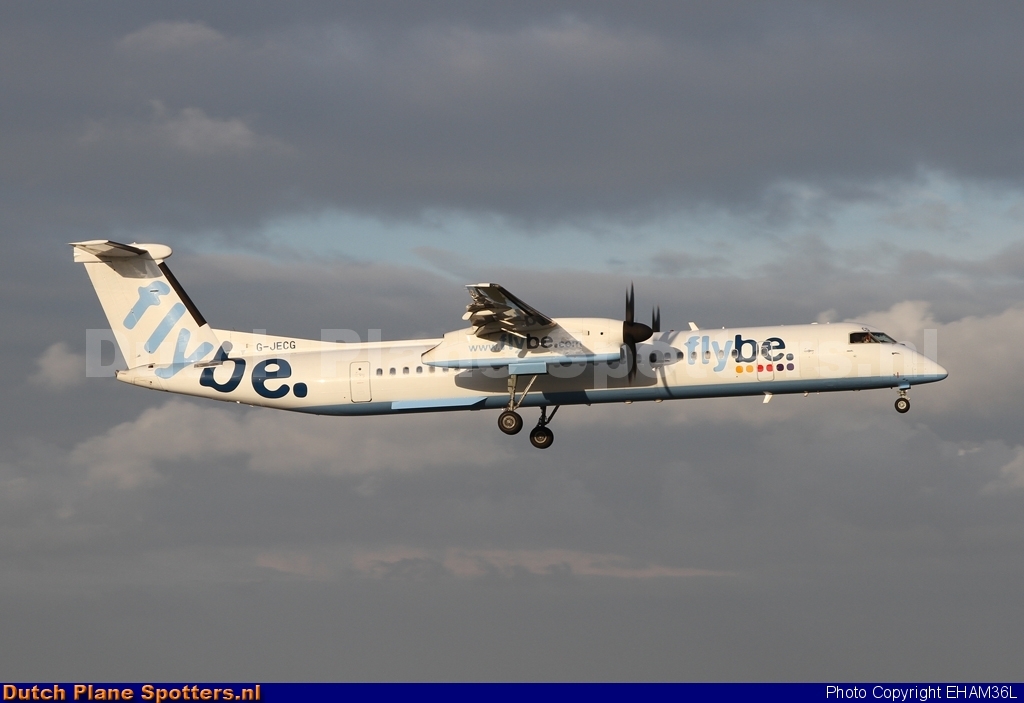 G-JECG Bombardier Dash 8-Q400 Flybe by EHAM36L