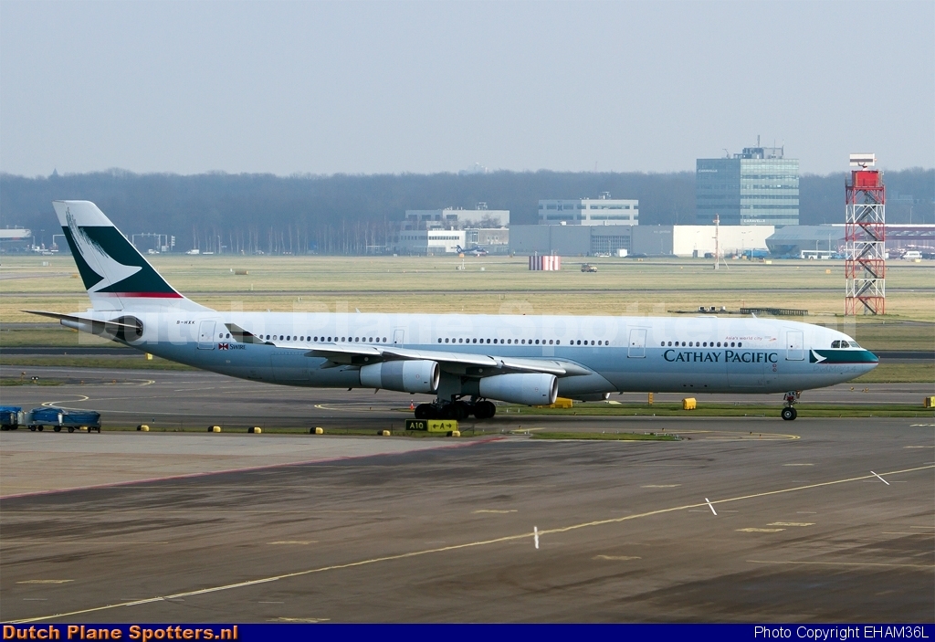 B-HXK Airbus A340-300 Cathay Pacific by EHAM36L