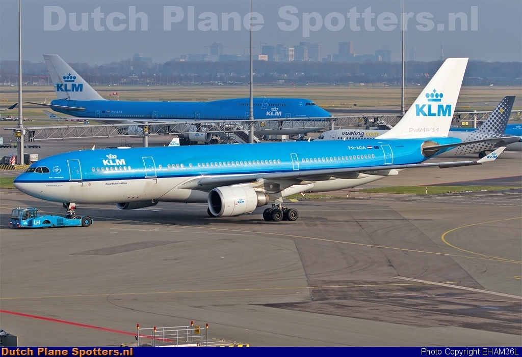 PH-AOA Airbus A330-200 KLM Royal Dutch Airlines by EHAM36L