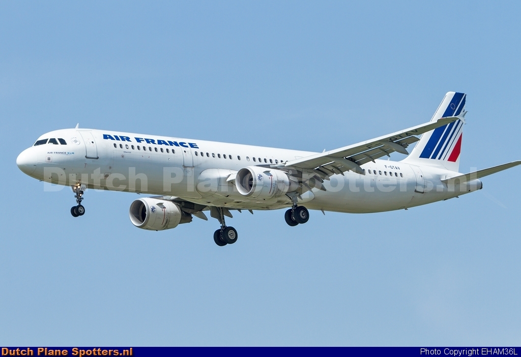 F-GTAV Airbus A321 Air France by EHAM36L