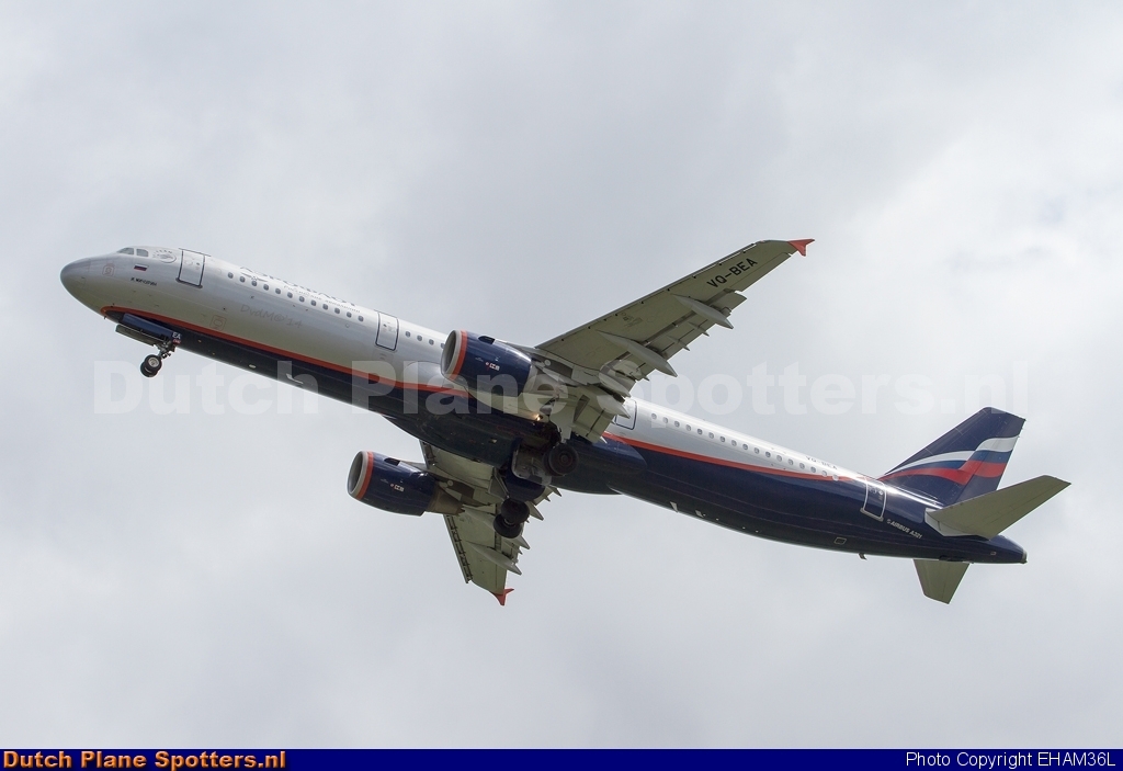 VQ-BEA Airbus A321 Aeroflot - Russian Airlines by EHAM36L