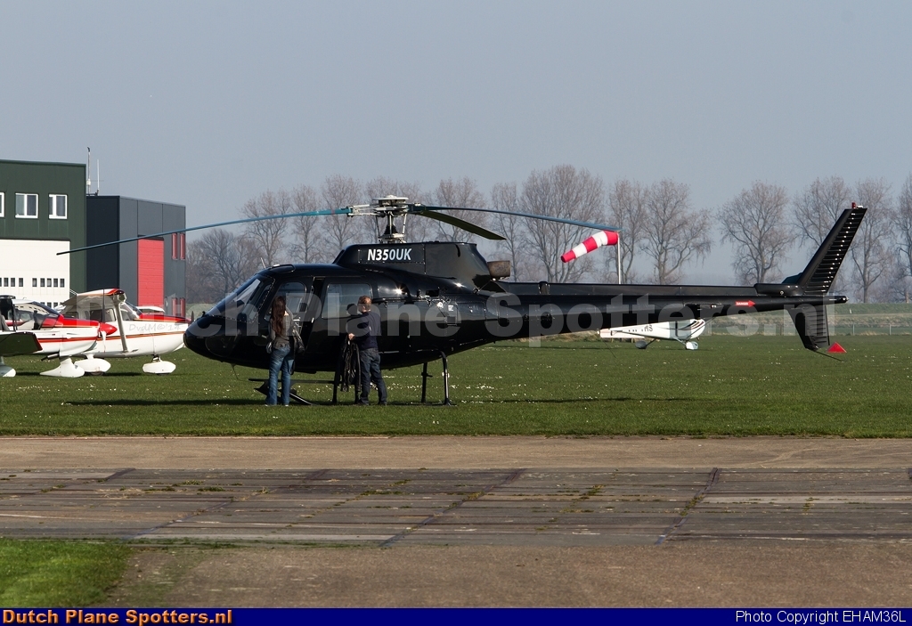 N350UK Eurocopter AS350 Ecureuil Private by EHAM36L