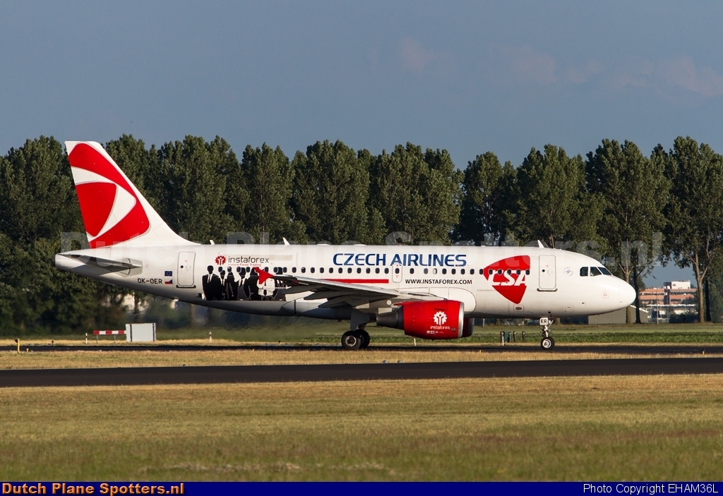 OK-OER Airbus A319 CSA Czech Airlines by EHAM36L