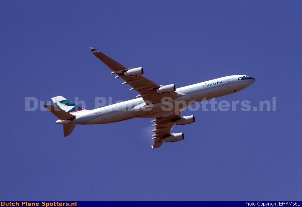B-HXF Airbus A340-300 Cathay Pacific by EHAM36L