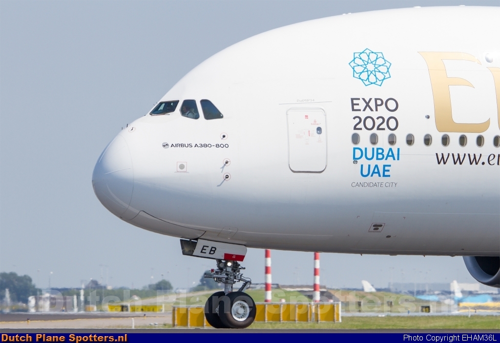 A6-EEB Airbus A380-800 Emirates by EHAM36L