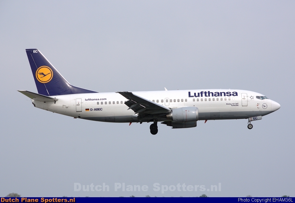 D-ABEC Boeing 737-300 Lufthansa by EHAM36L