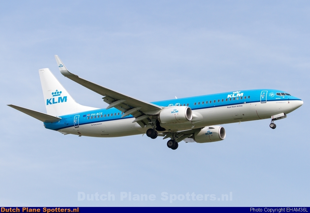 PH-BCE Boeing 737-800 KLM Royal Dutch Airlines by EHAM36L