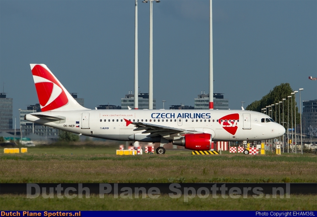 OK-NEP Airbus A319 CSA Czech Airlines by EHAM36L