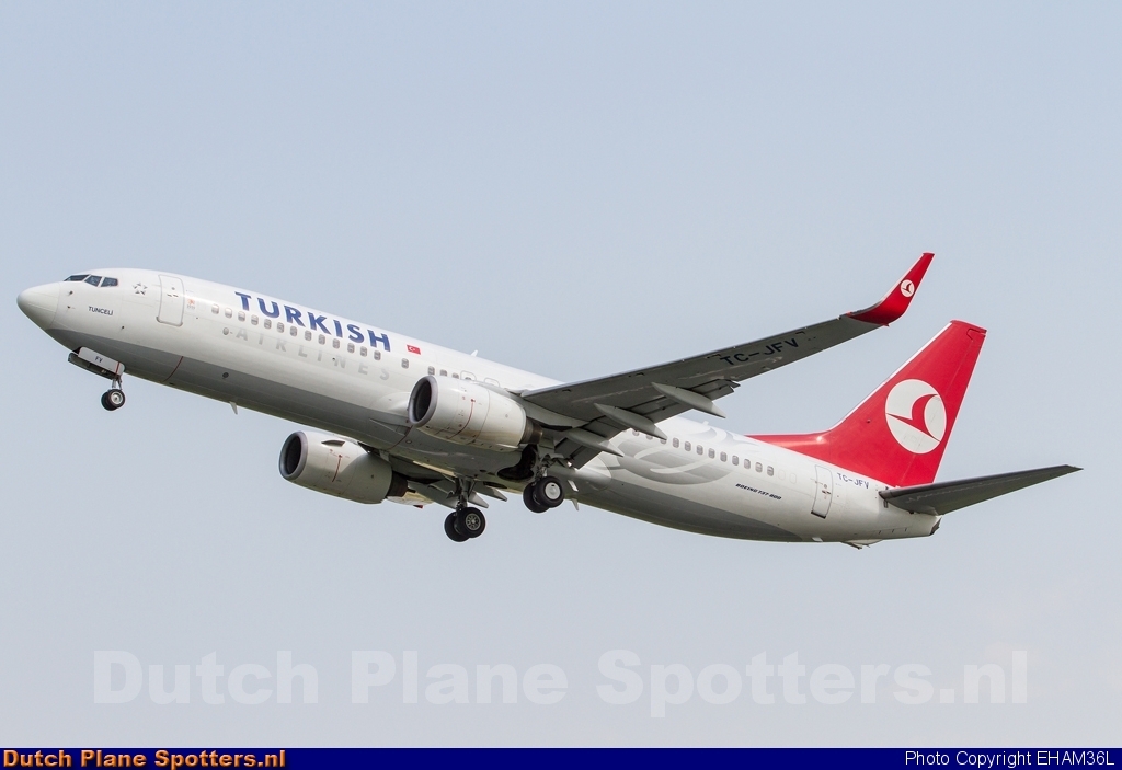 TC-JFV Boeing 737-800 Turkish Airlines by EHAM36L