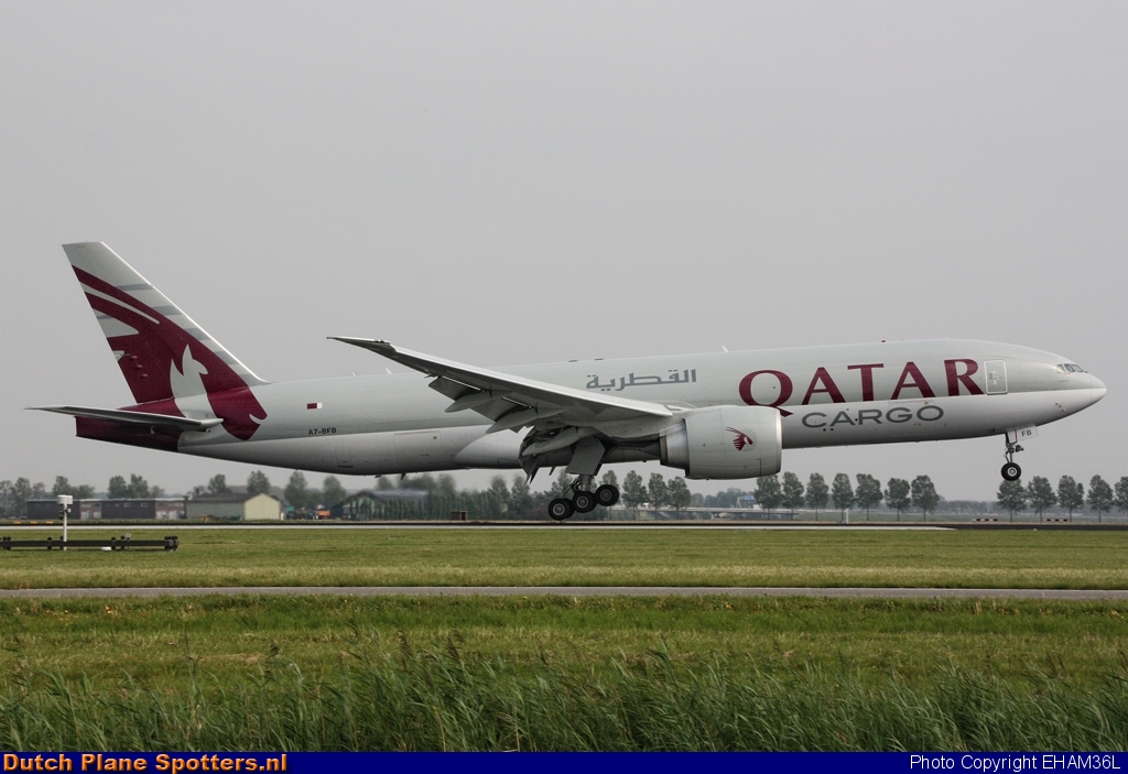 A7-BFB Boeing 777-F Qatar Airways Cargo by EHAM36L