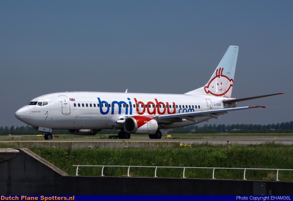 G-ODSK Boeing 737-300 BMI Baby by EHAM36L