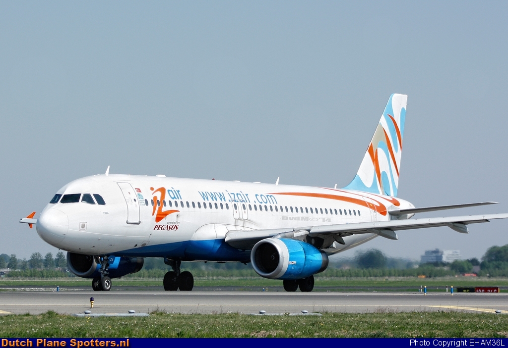 TC-IZA Airbus A320 Pegasus (IzAir) by EHAM36L