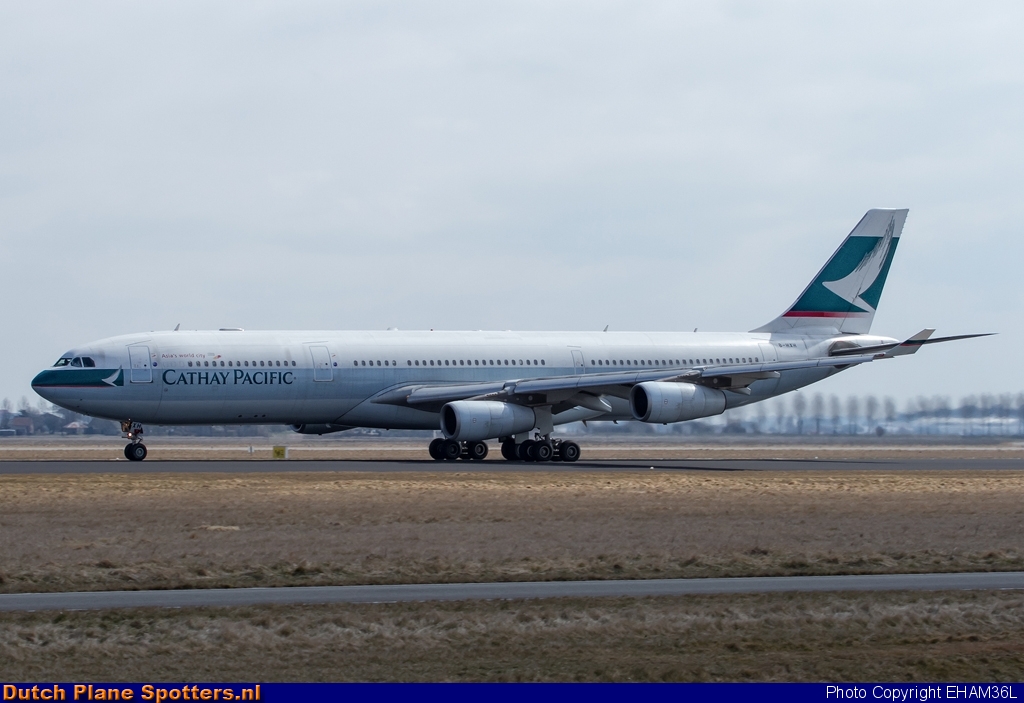B-HXH Airbus A340-300 Cathay Pacific by EHAM36L