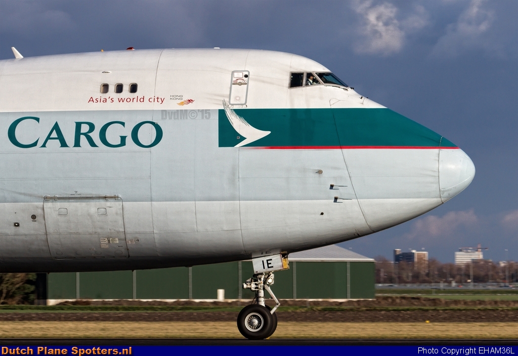 B-LIE Boeing 747-400 Cathay Pacific Cargo by EHAM36L