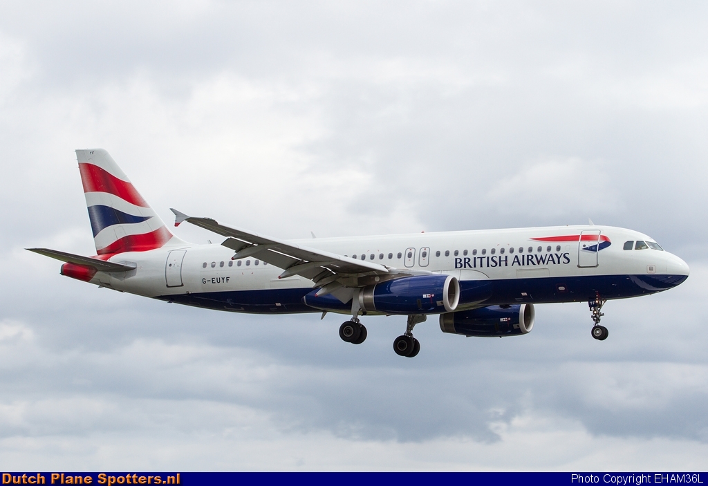 G-EUYF Airbus A320 British Airways by EHAM36L