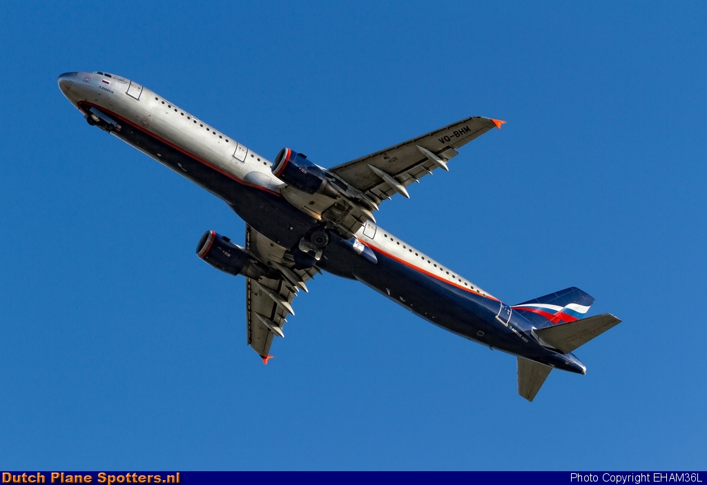 VQ-BHM Airbus A321 Aeroflot - Russian Airlines by EHAM36L