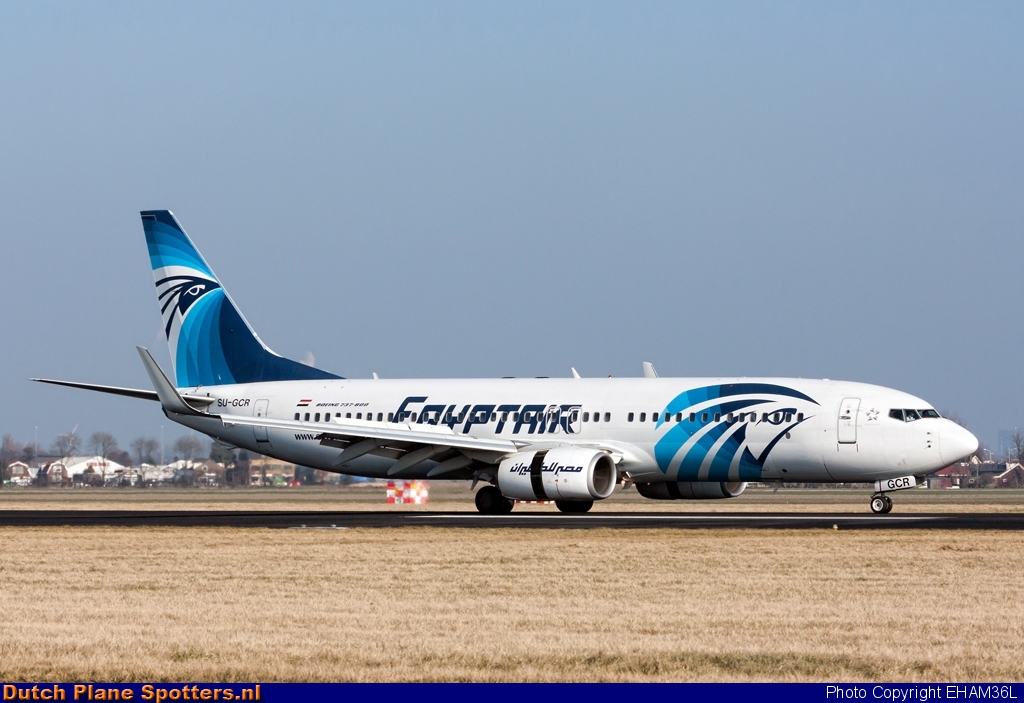 SU-GCR Boeing 737-800 Egypt Air by EHAM36L
