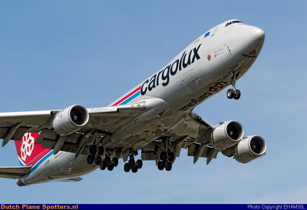LX-VCK Boeing 747-8 Cargolux by EHAM36L