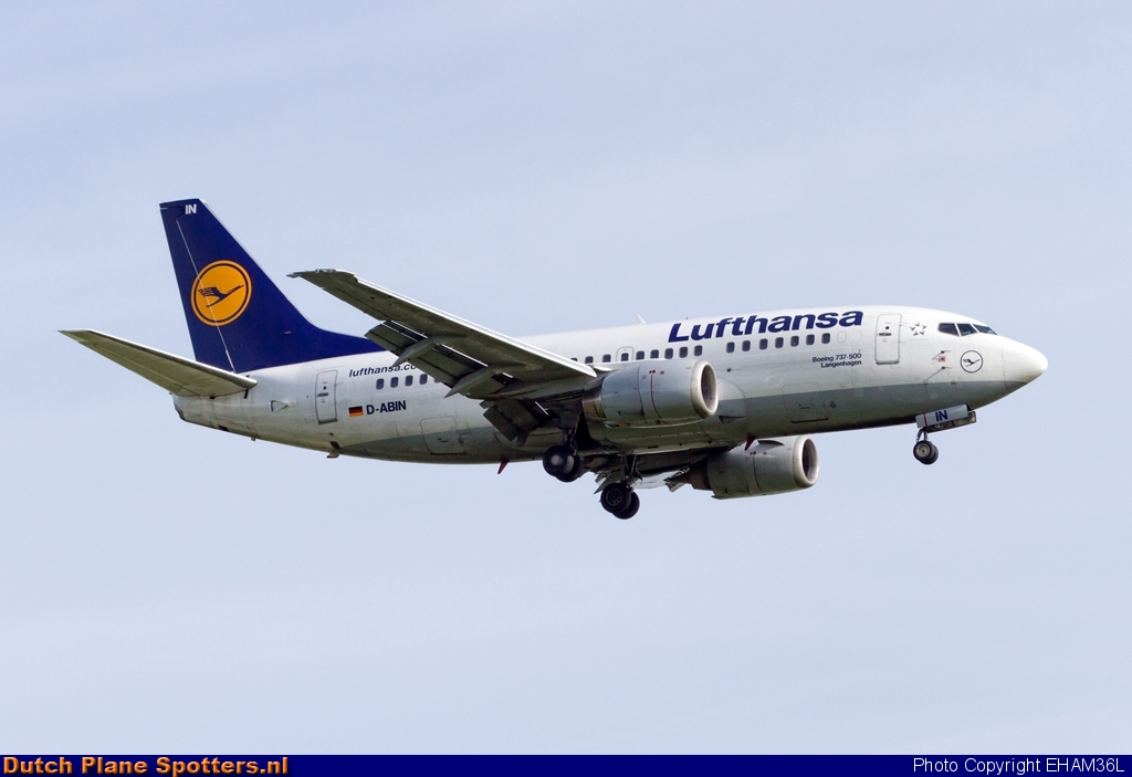 D-ABIN Boeing 737-500 Lufthansa by EHAM36L
