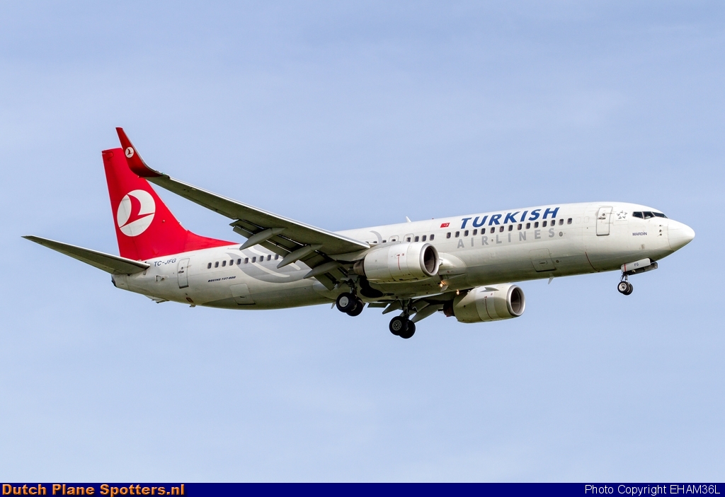 TC-JFG Boeing 737-800 Turkish Airlines by EHAM36L