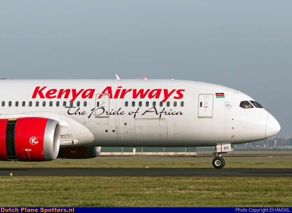 5Y-KZC Boeing 787-8 Dreamliner Kenya Airways by EHAM36L