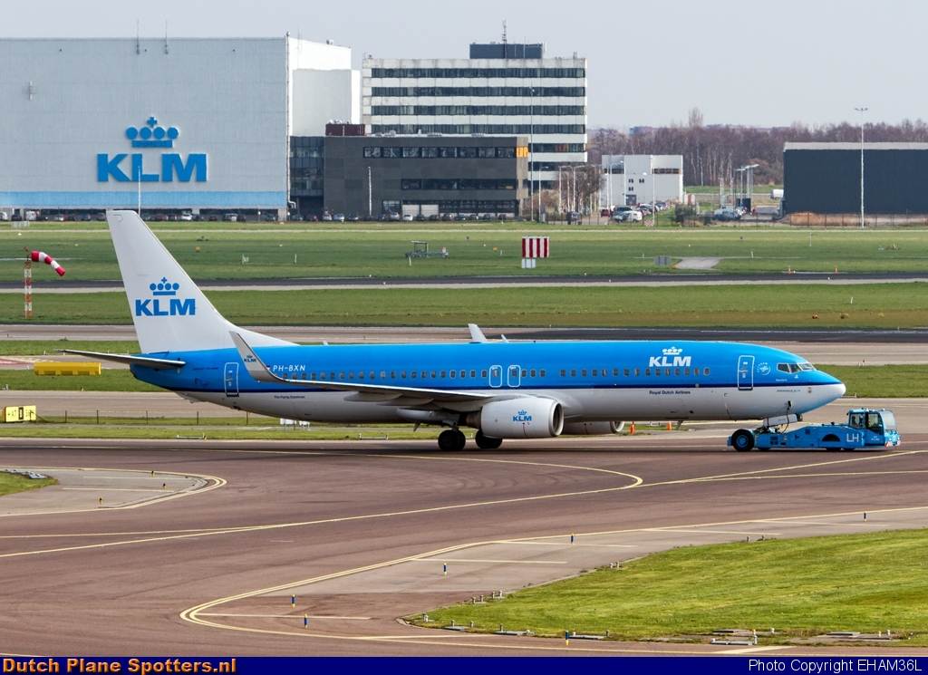 PH-BXN Boeing 737-800 KLM Royal Dutch Airlines by EHAM36L