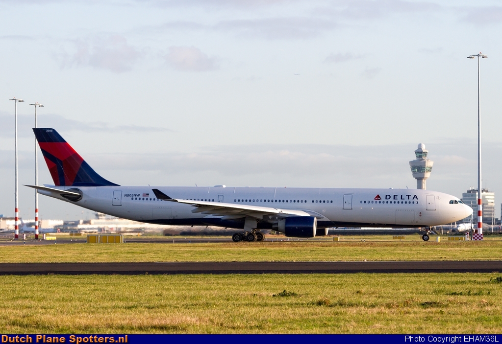 N805NW Airbus A330-300 Delta Airlines by EHAM36L