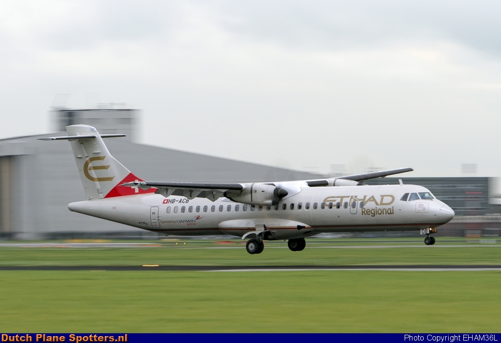 HB-ACB ATR 72 Darwin Airline (Etihad Regional) by EHAM36L