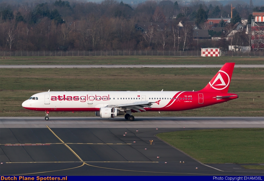 TC-ATZ Airbus A321 Atlasjet by EHAM36L