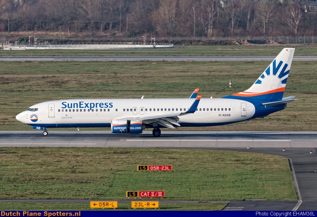 D-ASXB Boeing 737-800 SunExpress Germany by EHAM36L
