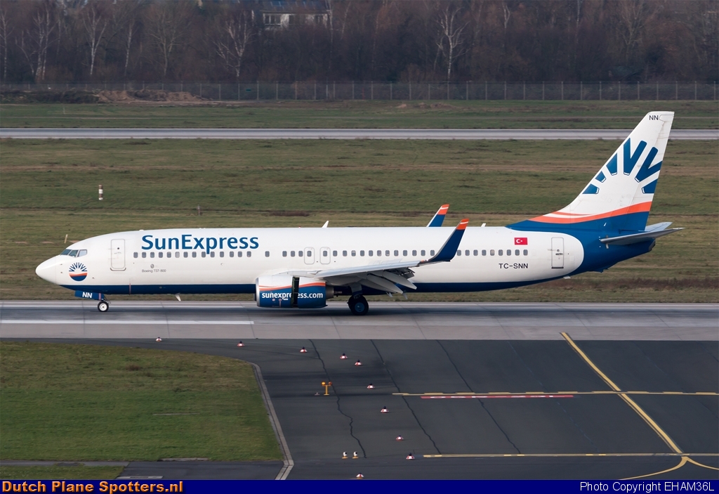 TC-SNN Boeing 737-800 SunExpress by EHAM36L