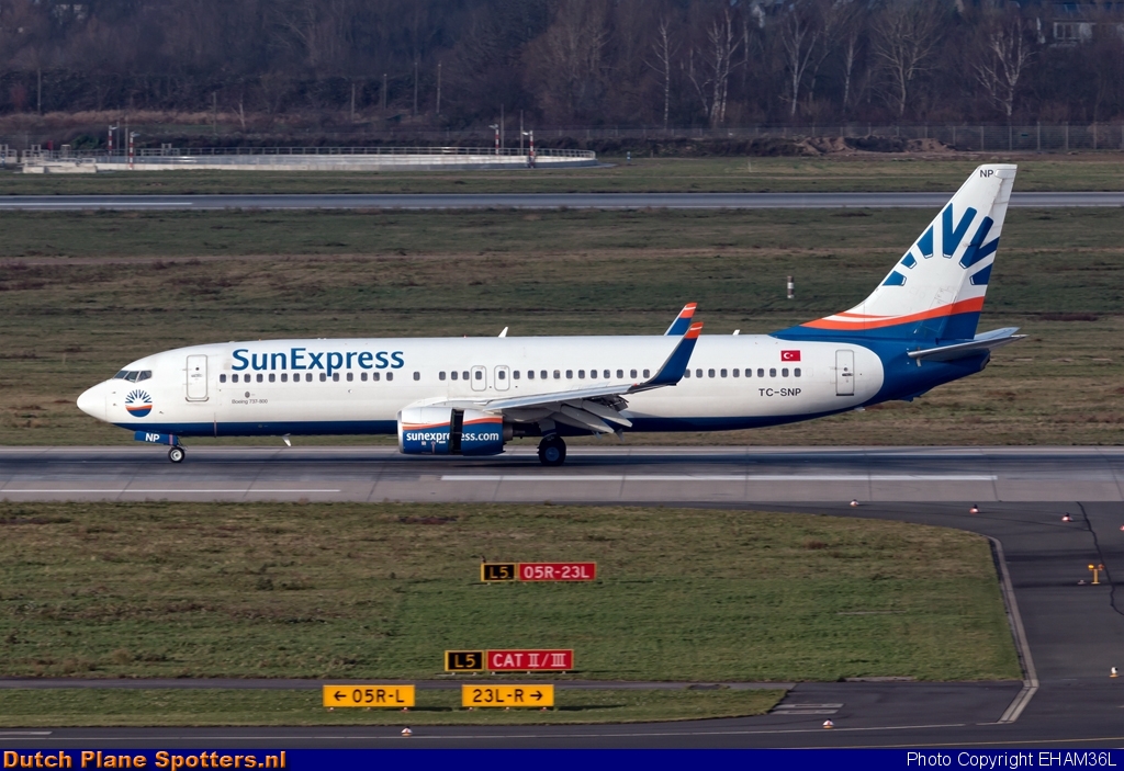 TC-SNP Boeing 737-800 SunExpress by EHAM36L