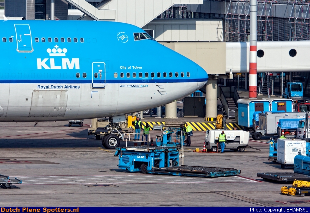 PH-BFT Boeing 747-400 KLM Royal Dutch Airlines by EHAM36L