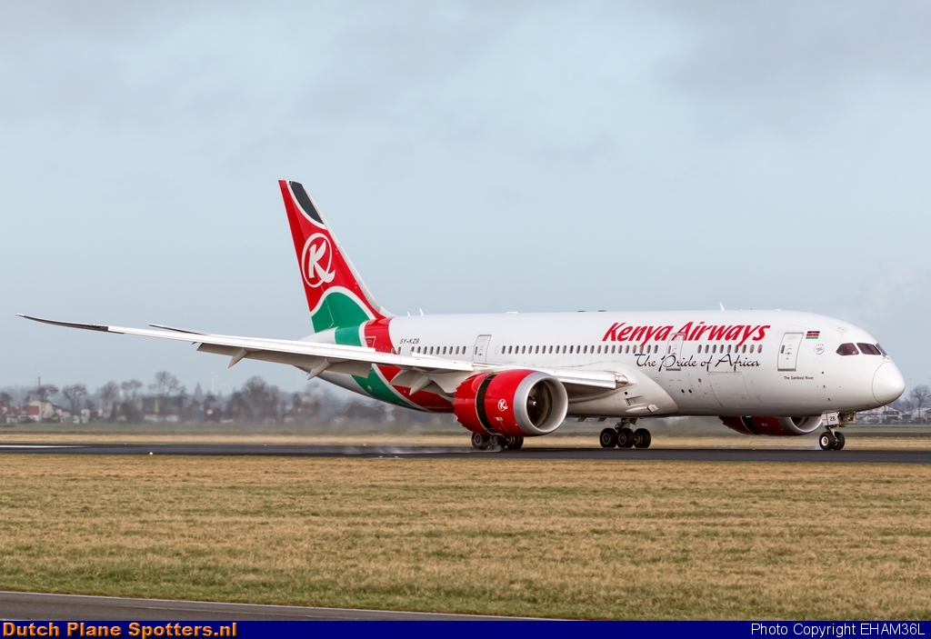5Y-KZB Boeing 787-8 Dreamliner Kenya Airways by EHAM36L