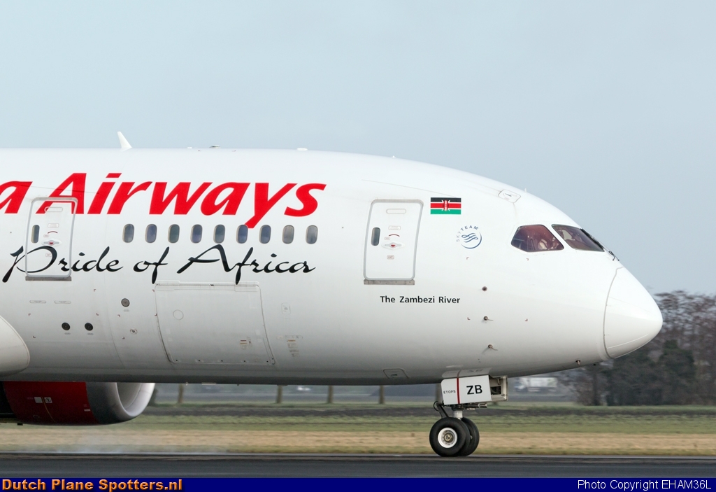 5Y-KZB Boeing 787-8 Dreamliner Kenya Airways by EHAM36L