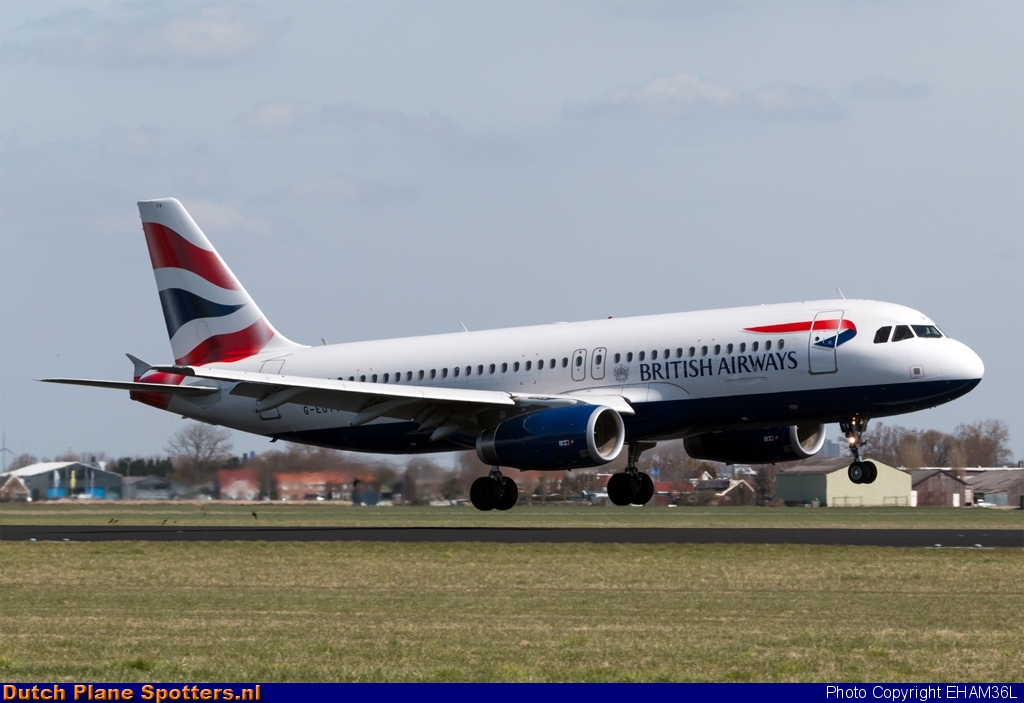 G-EUYV Airbus A320 British Airways by EHAM36L