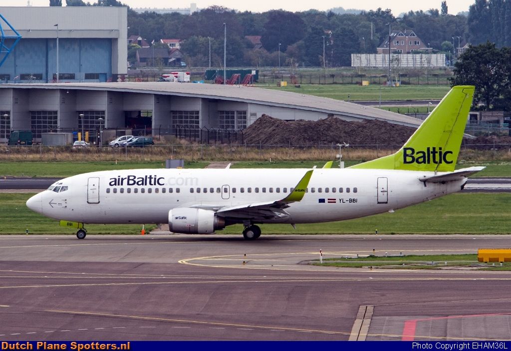 YL-BBI Boeing 737-300 Air Baltic by EHAM36L