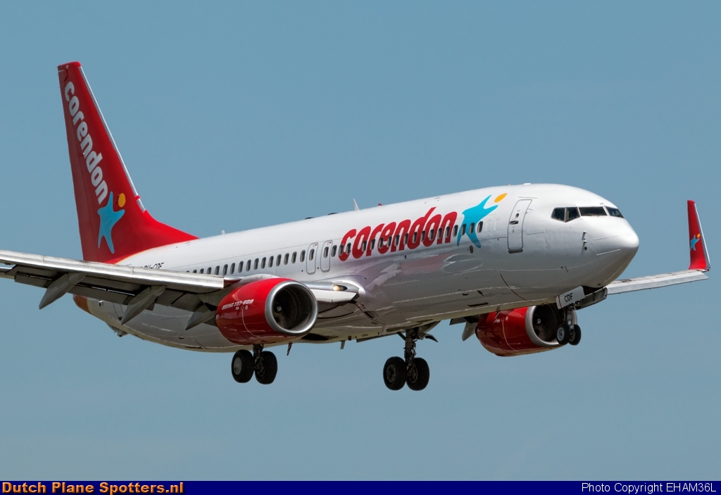 PH-CDF Boeing 737-800 Corendon Dutch Airlines by EHAM36L