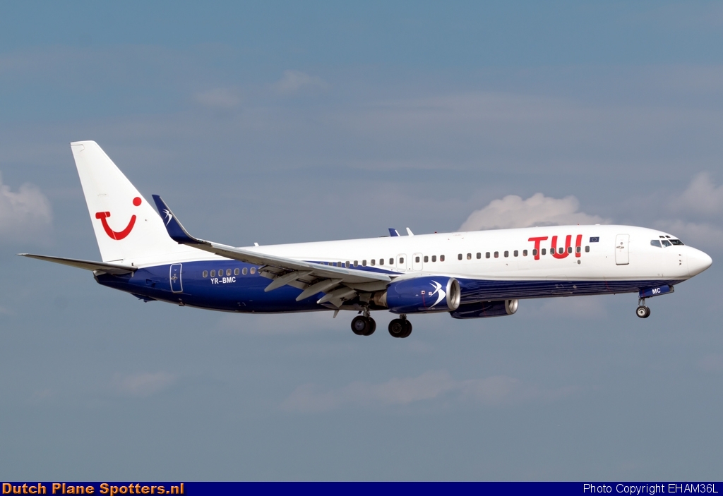 YR-BMC Boeing 737-800 Blue Air by EHAM36L